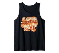 Mis Estudiantes sobrevivieron a Todo un año de mí Profesor Retro Camiseta sin Mangas