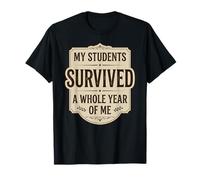 Mis Estudiantes sobrevivieron a un año Entero de mi Profesor Vintage Camiseta