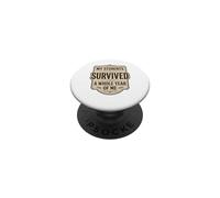 Mis Estudiantes sobrevivieron a un año Entero de mi Profesor Vintage PopSockets PopGrip Adhesivo