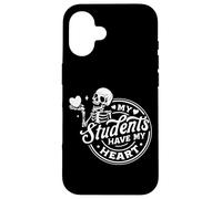 Mis Estudiantes Tienen mi Esqueleto de corazón Carcasa para iPhone 16