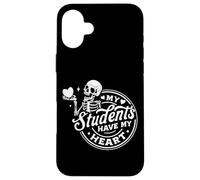 Mis Estudiantes Tienen mi Esqueleto de corazón Carcasa para iPhone 16 Plus