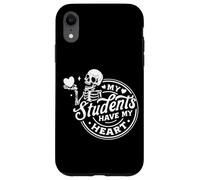 Mis Estudiantes Tienen mi Esqueleto de corazón Carcasa para iPhone XR