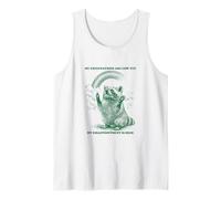 Mis expectativas Son Bajas Pero mi decepción es Raccoon Camiseta sin Mangas
