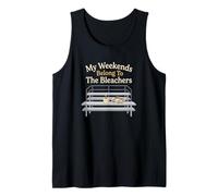 Mis Fines de Semana Pertenecen a The Bleachers Sports Parent Camiseta sin Mangas