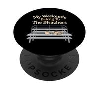 Mis Fines de Semana Pertenecen a The Bleachers Sports Parent PopSockets PopGrip Adhesivo