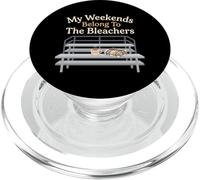 Mis Fines de Semana Pertenecen a The Bleachers Sports Parent PopSockets PopGrip para MagSafe