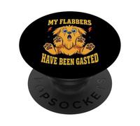 Mis flabbers han sido gastados Humor mascota PopSockets PopGrip Adhesivo
