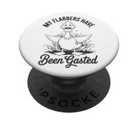 Mis flabbers han sido gasted Duck Humor PopSockets PopGrip Adhesivo