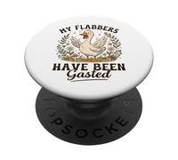 Mis Flabbers Han Sido Gasted Funny Goose Meme PopSockets PopGrip Adhesivo