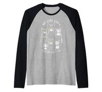 Mis Gatos y yo hablamos tonterías sobre ti, Divertido Amante y dueño de los Gatos Camiseta Manga Raglan