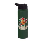 Mis Guantes Dicen Hola Mis Golpes Adiós Boxeo Mexicano Stainless Steel Insulated Water Bottle