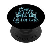 Mis Hijos huelen a Cloro PopSockets PopGrip Adhesivo