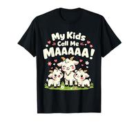 Mis Hijos me Llaman mah, Divertido mamá Granja Diciendo Broma Amante de la Cabra Camiseta