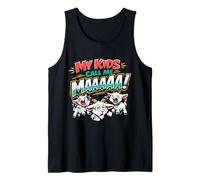 Mis Hijos me Llaman mah, Divertido mamá Granja Diciendo Broma Amante de la Cabra Camiseta sin Mangas