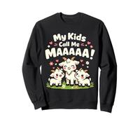 Mis Hijos me Llaman mah, Divertido mamá Granja Diciendo Broma Amante de la Cabra Sudadera