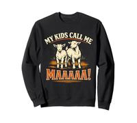 Mis Hijos me Llaman mah, Divertido mamá Granja Diciendo Broma Amante de la Cabra Sudadera