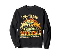 Mis Hijos me Llaman mah, Divertido mamá Granja Diciendo Broma Amante de la Cabra Sudadera
