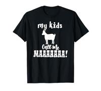 mis Hijos me Llaman mah por mamá Cabra Camiseta