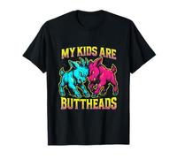 Mis Hijos Son Buttheads Divertido Cabra Amante Cabra Mamá Granjero Camiseta