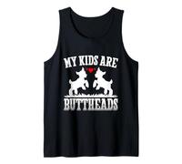 Mis Hijos Son Buttheads Divertido Cabra Amante Cabra Mamá Granjero Camiseta sin Mangas