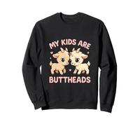 Mis Hijos Son Buttheads Divertido Cabra Amante Cabra Mamá Granjero Sudadera