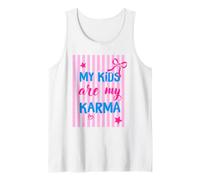 Mis Hijos Son mi Karma Divertido Padre Dicho Camiseta sin Mangas