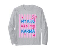 Mis Hijos Son mi Karma Divertido Padre Dicho Manga Larga