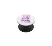 Mis Hijos Son mi Karma Divertido Padre Dicho PopSockets PopGrip Adhesivo