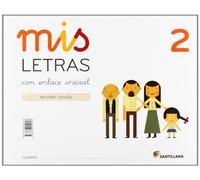MIS LETRAS 2 CON ENLACE INCIAL VERSION PAUTA - 9788468012018 (CUADERNOS)