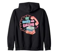 Mis Libros están Llamando a los Amantes de los Libros Sudadera con Capucha