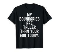 mis límites Son más Altos Que tu Ego Hoy Bold Self Camiseta gráfica económica