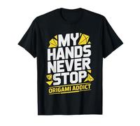 Mis Manos No Paran De Origami Plegador Obsesivo Papel Camiseta