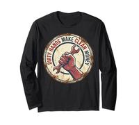 Mis Manos Pueden Estar sucias Mi Dinero está Limpio Día del Padre Mecánico Manga Larga