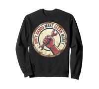 Mis Manos Pueden Estar sucias Mi Dinero está Limpio Día del Padre Mecánico Sudadera