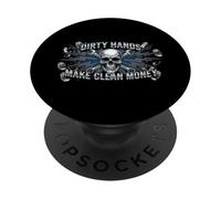 Mis Manos Pueden Estar sucias Mi Dinero está Limpio Mecánico Día del Padre PopSockets PopGrip Adhesivo