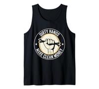 Mis manos pueden estar sucias, pero mi dinero está limpio Hombres Automotriz Camiseta sin Mangas