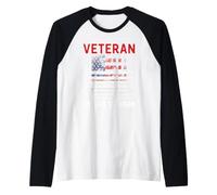 Mis Ojos han Visto Cosas Que los tuyos no han Visto el Día de los Veteranos de EE. UU Camiseta Manga Raglan