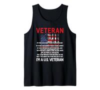 Mis Ojos han Visto Cosas Que los tuyos no han Visto el Día de los Veteranos de EE. UU Camiseta sin Mangas
