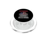 Mis Ojos han Visto Cosas Que los tuyos no han Visto el Día de los Veteranos de EE. UU PopSockets PopGrip para MagSafe