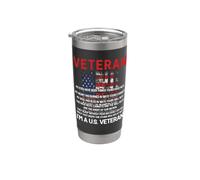 Mis ojos han visto cosas que los tuyos no han visto el Día de los Veteranos de EE. UU Vaso térmico de acero inoxidable de doble pared