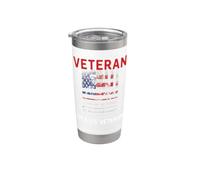Mis ojos han visto cosas que los tuyos no han visto el Día de los Veteranos de EE. UU Vaso térmico de acero inoxidable de doble pared