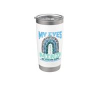 Mis ojos tienen una mente de su propio nistagmo Vaso térmico de acero inoxidable de doble pared