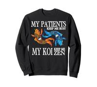Mis Pacientes me Mantienen Ocupado Mi koi Me Mantiene cuerdo Sudadera