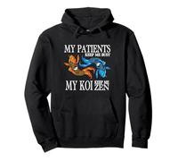 Mis Pacientes me Mantienen Ocupado Mi koi Me Mantiene cuerdo Sudadera con Capucha