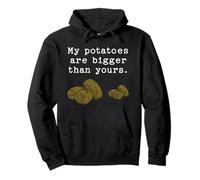 Mis Patatas Son más Grandes Que Las tuyas, Divertido Chiste de un Granjero de Patatas Sudadera con Capucha
