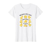 Mis patos ni siquiera saben lo que es una fila, lindo patito caótico Camiseta