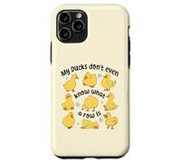 Mis patos ni siquiera saben lo que es una fila, lindo patito caótico Carcasa para iPhone 11 Pro