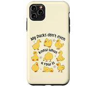 Mis patos ni siquiera saben lo que es una fila, lindo patito caótico Carcasa para iPhone 11 Pro Max