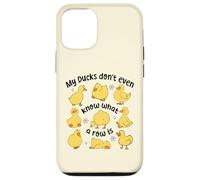 Mis patos ni siquiera saben lo que es una fila, lindo patito caótico Carcasa para iPhone 12/12 Pro
