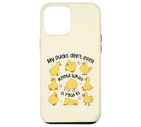 Mis patos ni siquiera saben lo que es una fila, lindo patito caótico Carcasa para iPhone 12 Pro Max